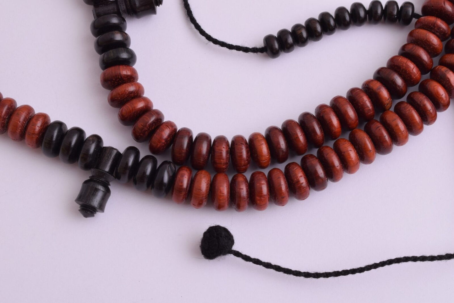 5 Pieces- Rosewood / ebony Islamic Prayer Beads-Worry Beads-Muslim Tasbih-Dhikr