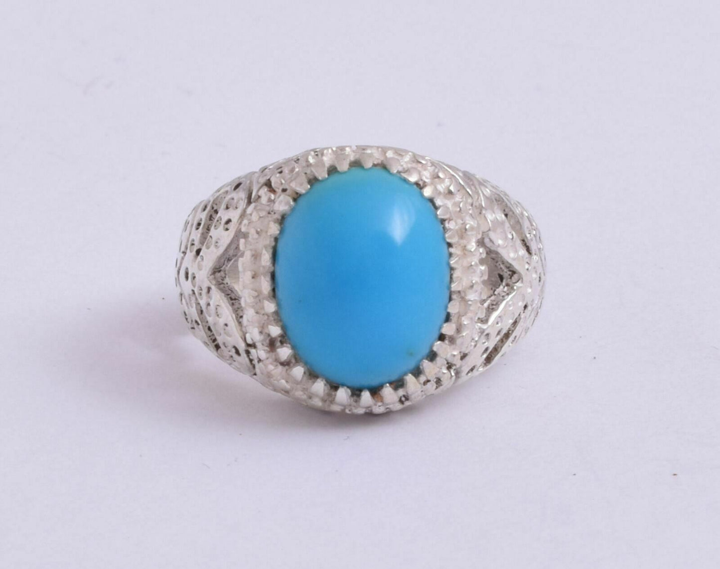 Egyptian Turquoise Sterling silver Men Ring-Middle Eastern