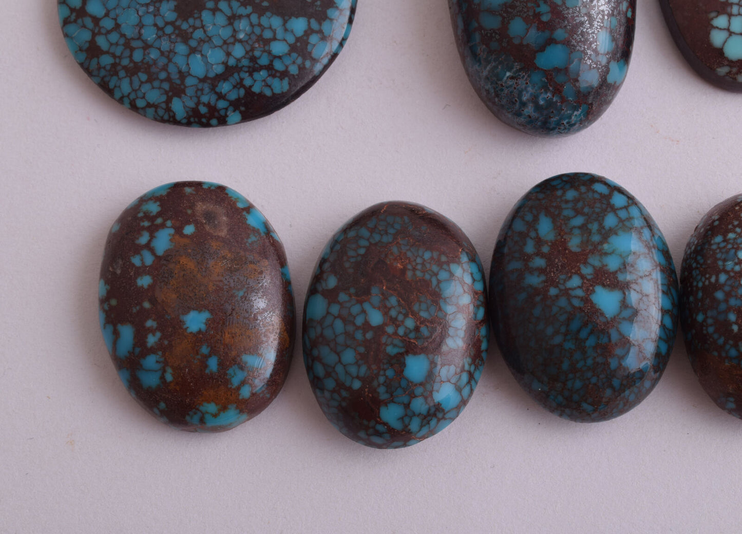 Egyptian Turquoise spiderweb Cabochon/ 11 Cab cabochon stone- 457 Carats-Lot