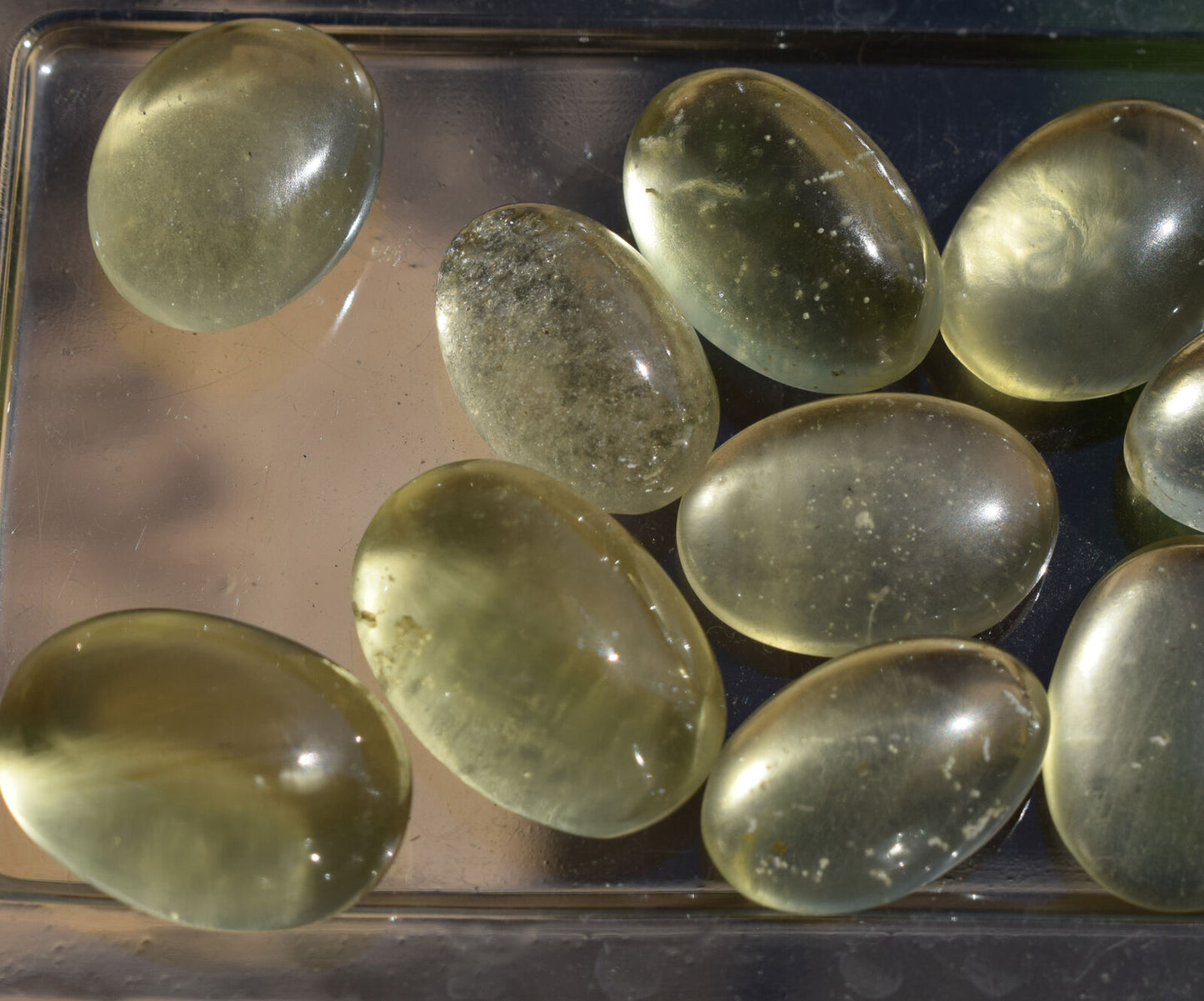 20 Libyan Desert glass Cabochon, desert glass from an asteroid impact- 336 Carat