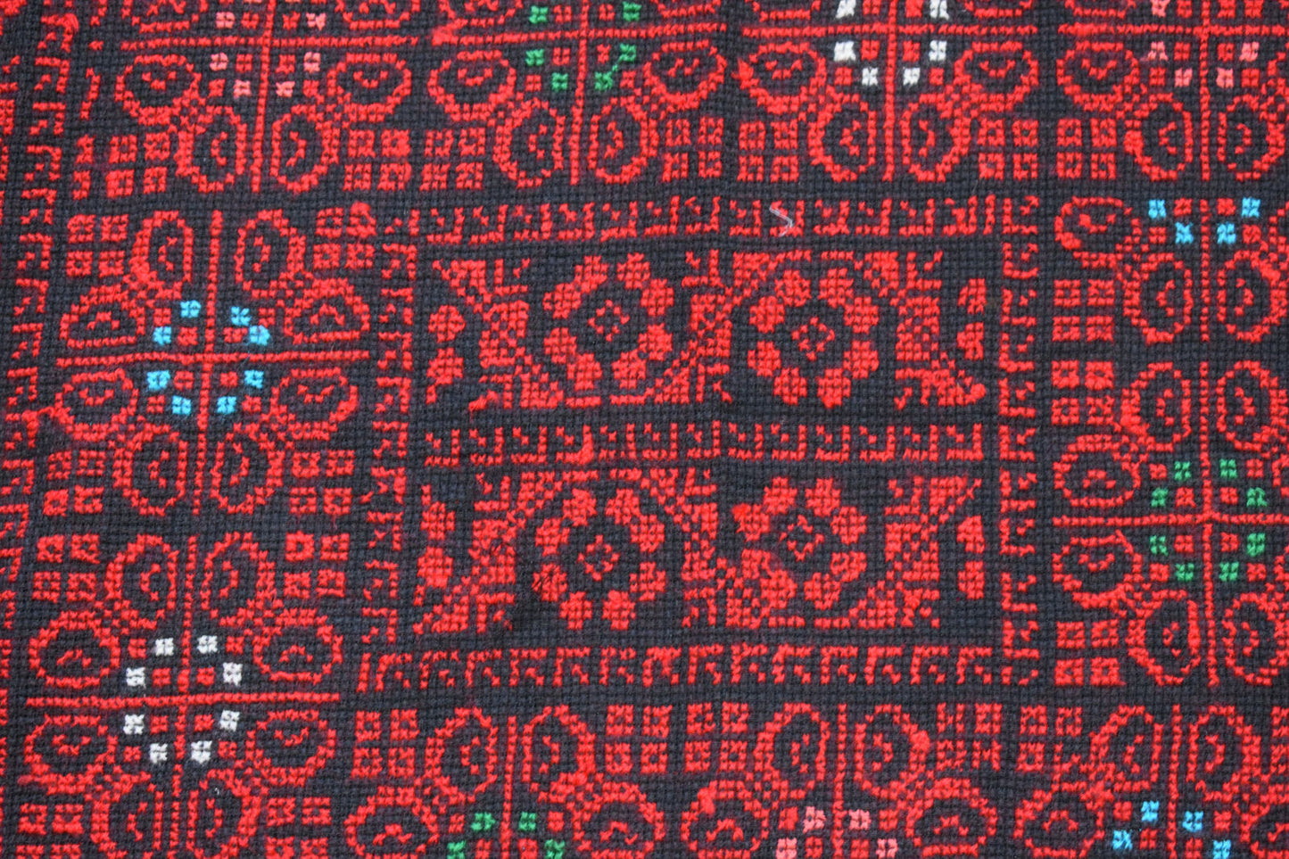 Egyptian Palestinian Bedouin Tablecloth-Hand Stitched embroidered  Tablecloth