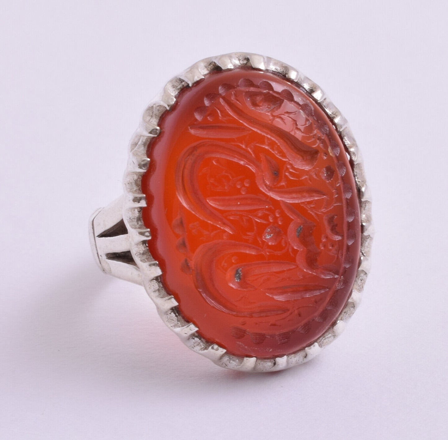 Islamic Yemeni Silver agate aqeeq aqiq men muslim ring -yemen عقيق