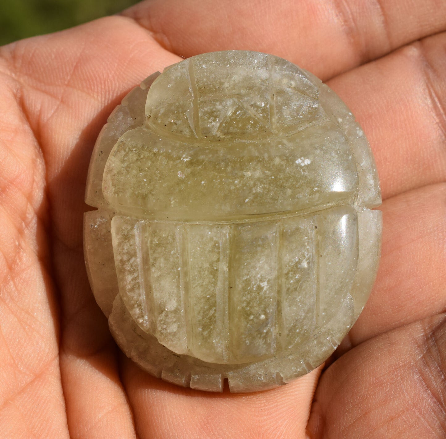 Libyan Desert Glass, Egyptian Scarab, Scarab Beetle, asteroids Impact, 250 Carat