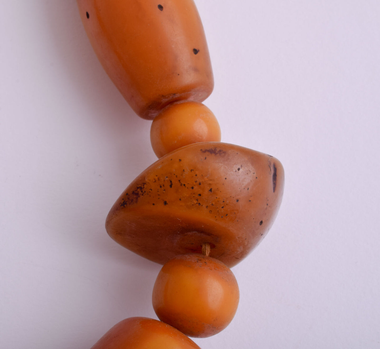 LARGE antique African Moroccan Amber Beads Strands-RESIN-FAUX amber- 570 gram