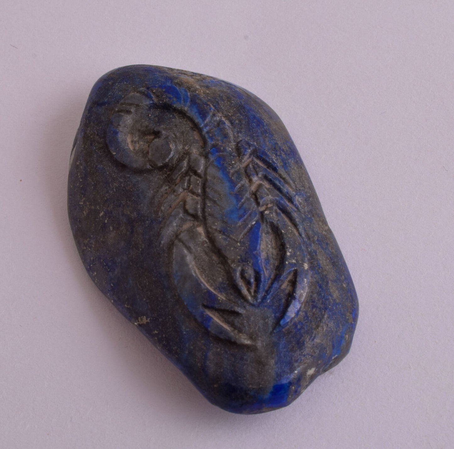 Scorpio Zodiac Ssign-Hand Carved Lapis Lazuli-2.6" / 54 grams