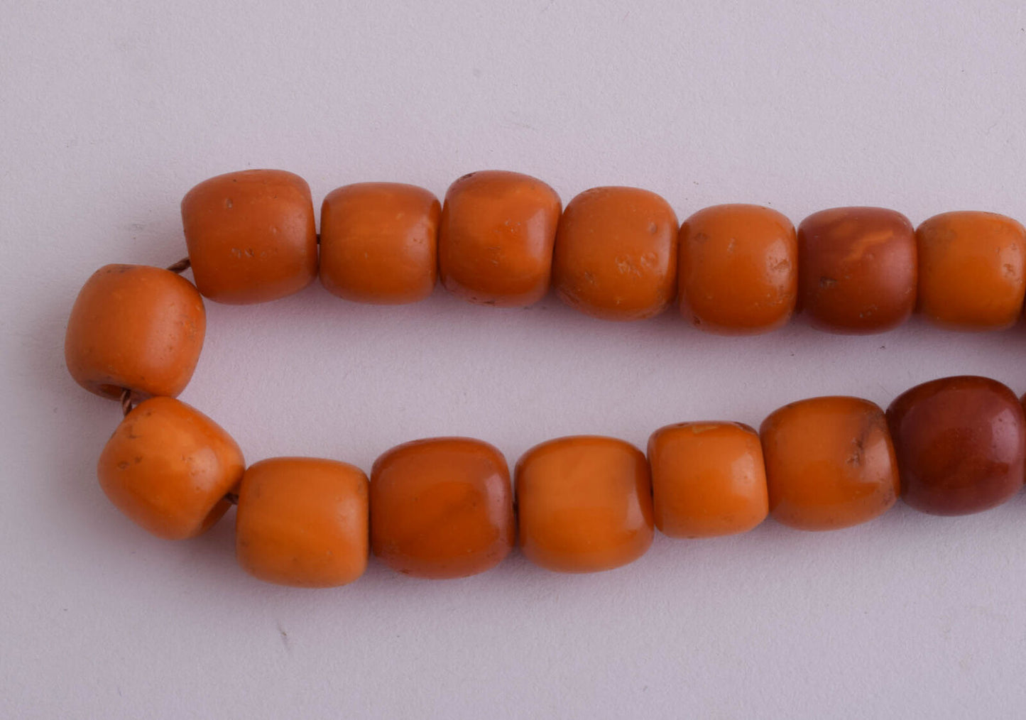 Antique natural butterscotch Amber kahraman Prayer Beads-Bernstein