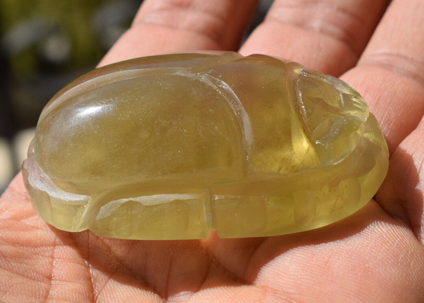 Libyan Desert Glass, Egyptian Scarab, Scarab Beetle, asteroids Impact, 391 Carat