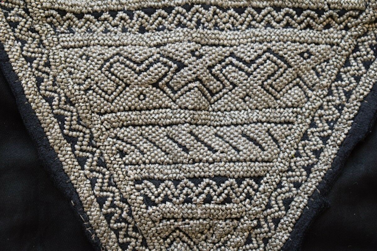 Rare Antique Handmade beaded Rashaida Sudan Tribal Bedouin Veil