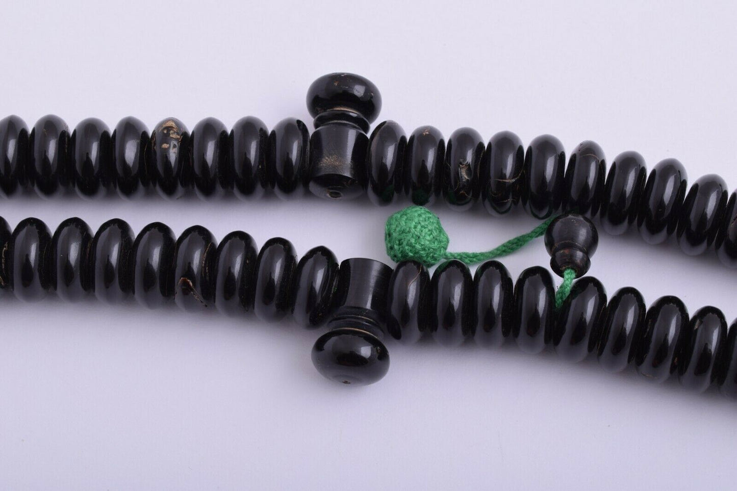 Prayer Beads- Black Coral-Yusr komboloi-Islamic Tasbih-سبحة يسر البحر الاحمر