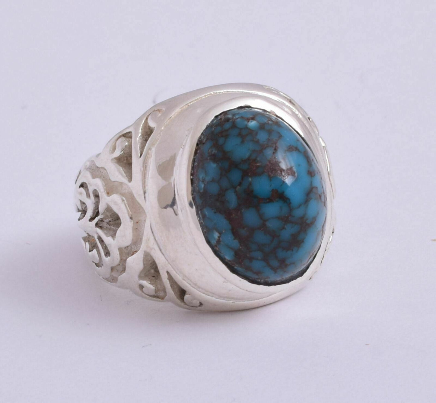 Egyptian Turquoise Sterling silver Men Ring-Middle Eastern