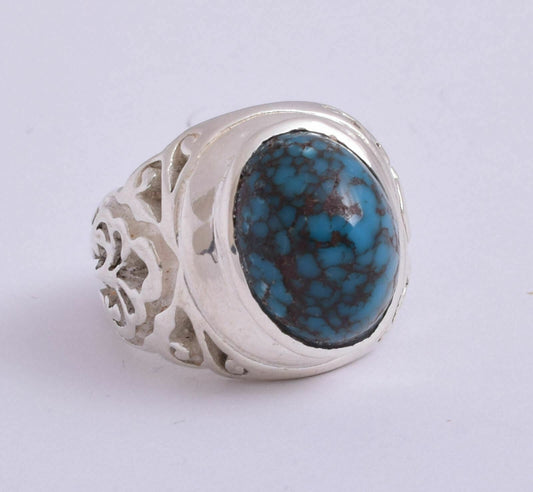 Egyptian Turquoise Sterling silver Men Ring-Middle Eastern