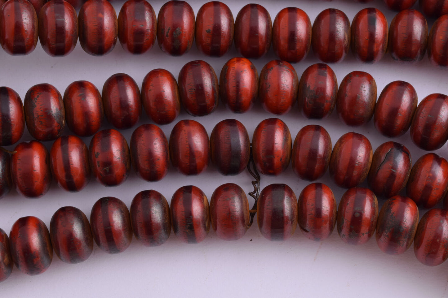 3 Vintage African Trade Beads-Simulated Amber Strand- Wholesale Lot / 295 gram