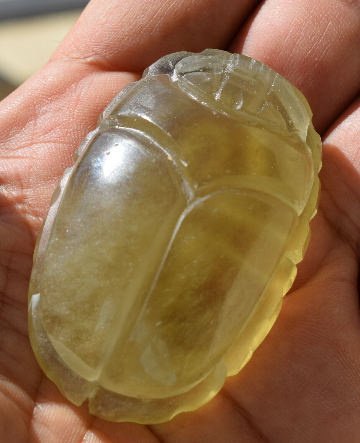 Libyan Desert Glass, Egyptian Scarab, Scarab Beetle, asteroids Impact, 391 Carat