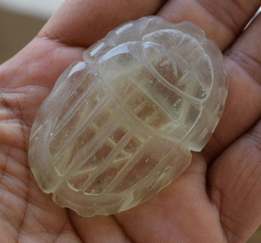 Libyan Desert Glass, Egyptian Scarab, Scarab Beetle, asteroids Impact, 262 Carat