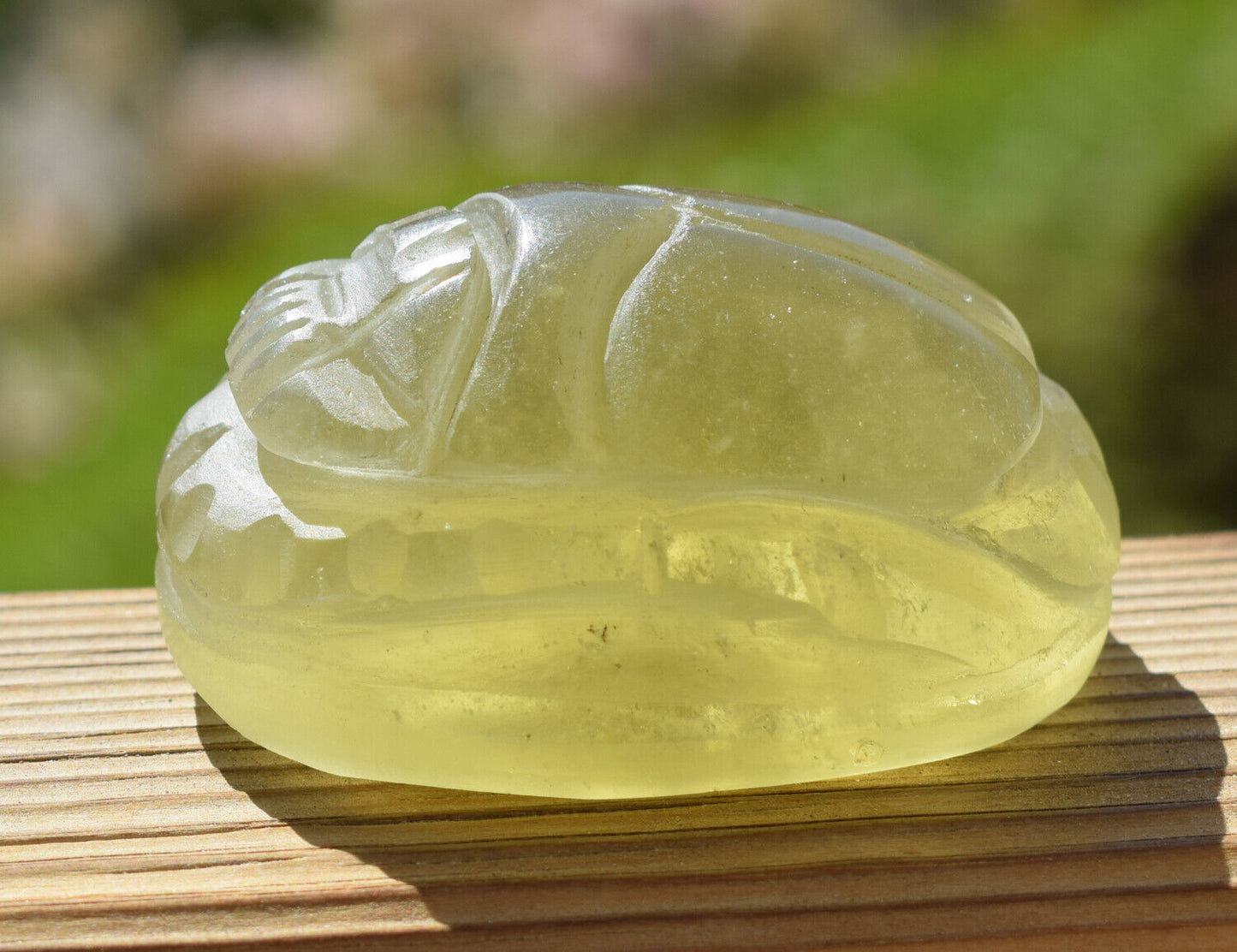 Libyan Desert Glass, Egyptian Scarab, Scarab Beetle, asteroids Impact 429 Carat