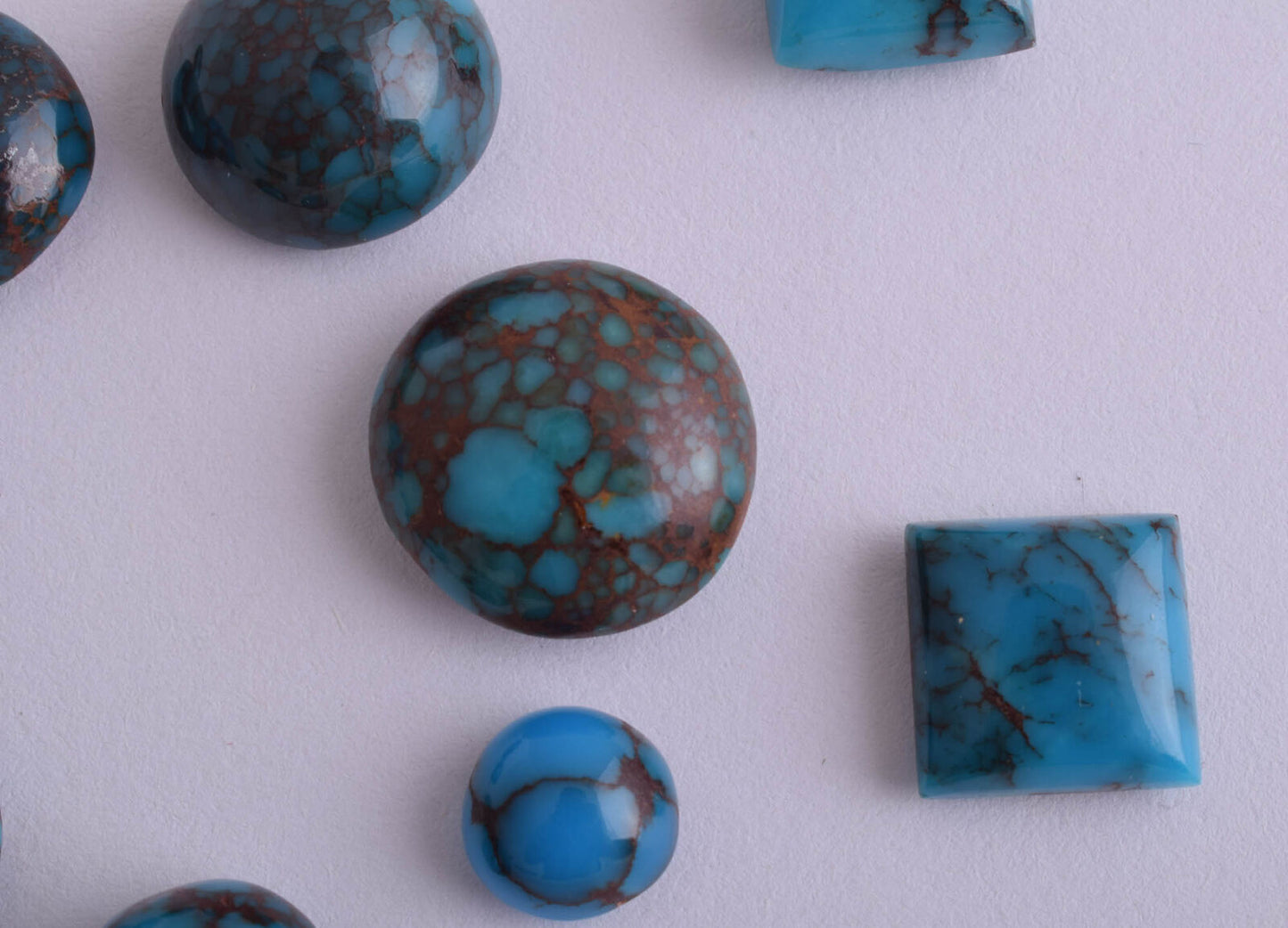 Egyptian Turquoise Cabochon/ 11 Cab Cabochon stone-89 Carats-Lot