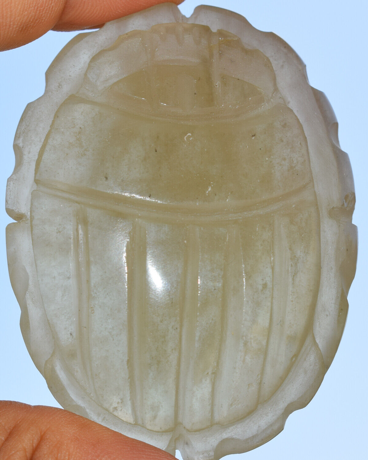 Libyan Desert Glass, Egyptian Scarab, Scarab Beetle, asteroids Impact, 444 Carat