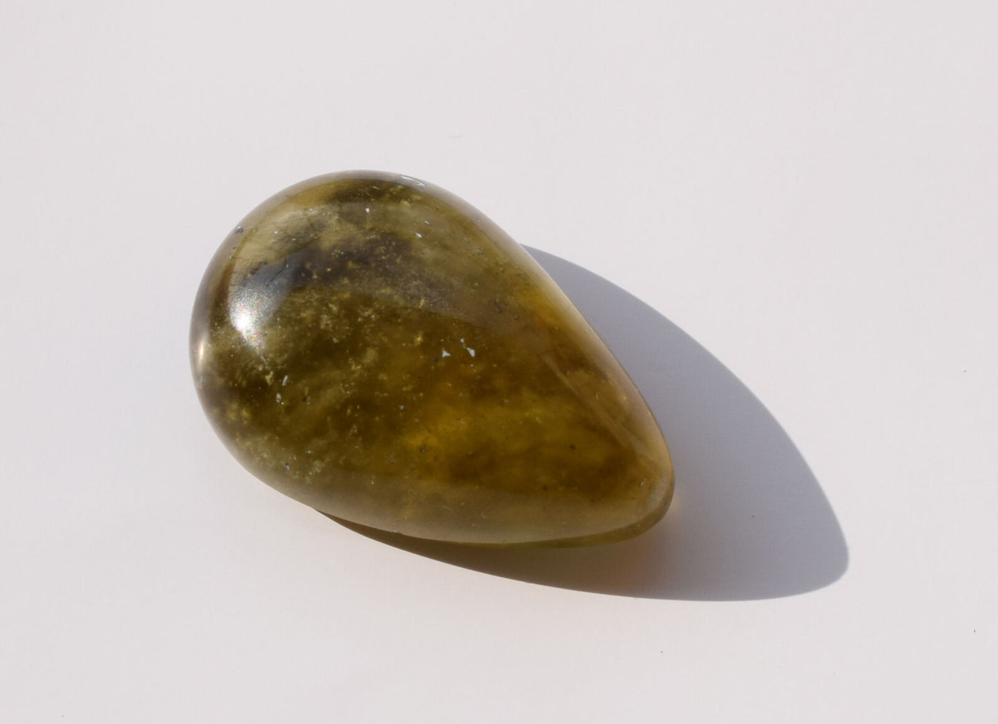 Libyan Desert glass Cabochon, desert glass from an asteroid impact- 12 gram