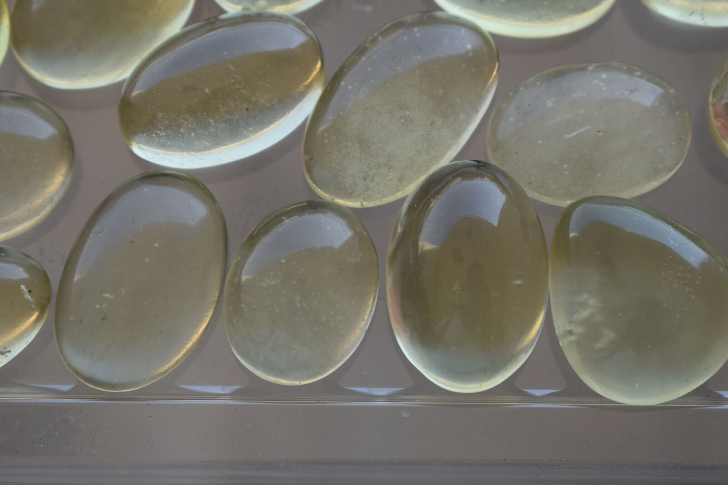 20 Libyan Desert glass Cabochon, desert glass from an asteroid impact- 336 Carat