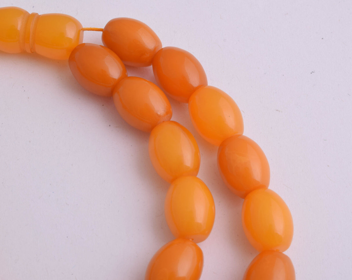 Vintage Prayer Beads-Pressed Amber komboloi-Tasbih- Masbaha