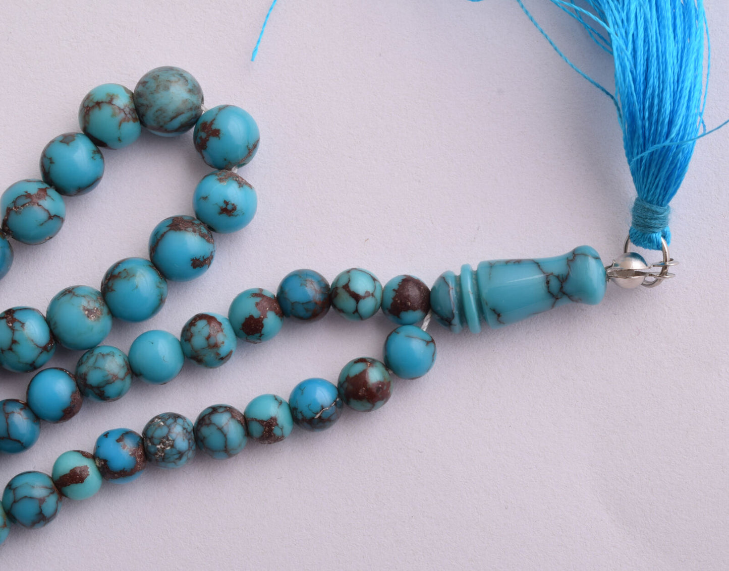 Egyptian Turquoise Islamic prayer beads,muslim Tasbih