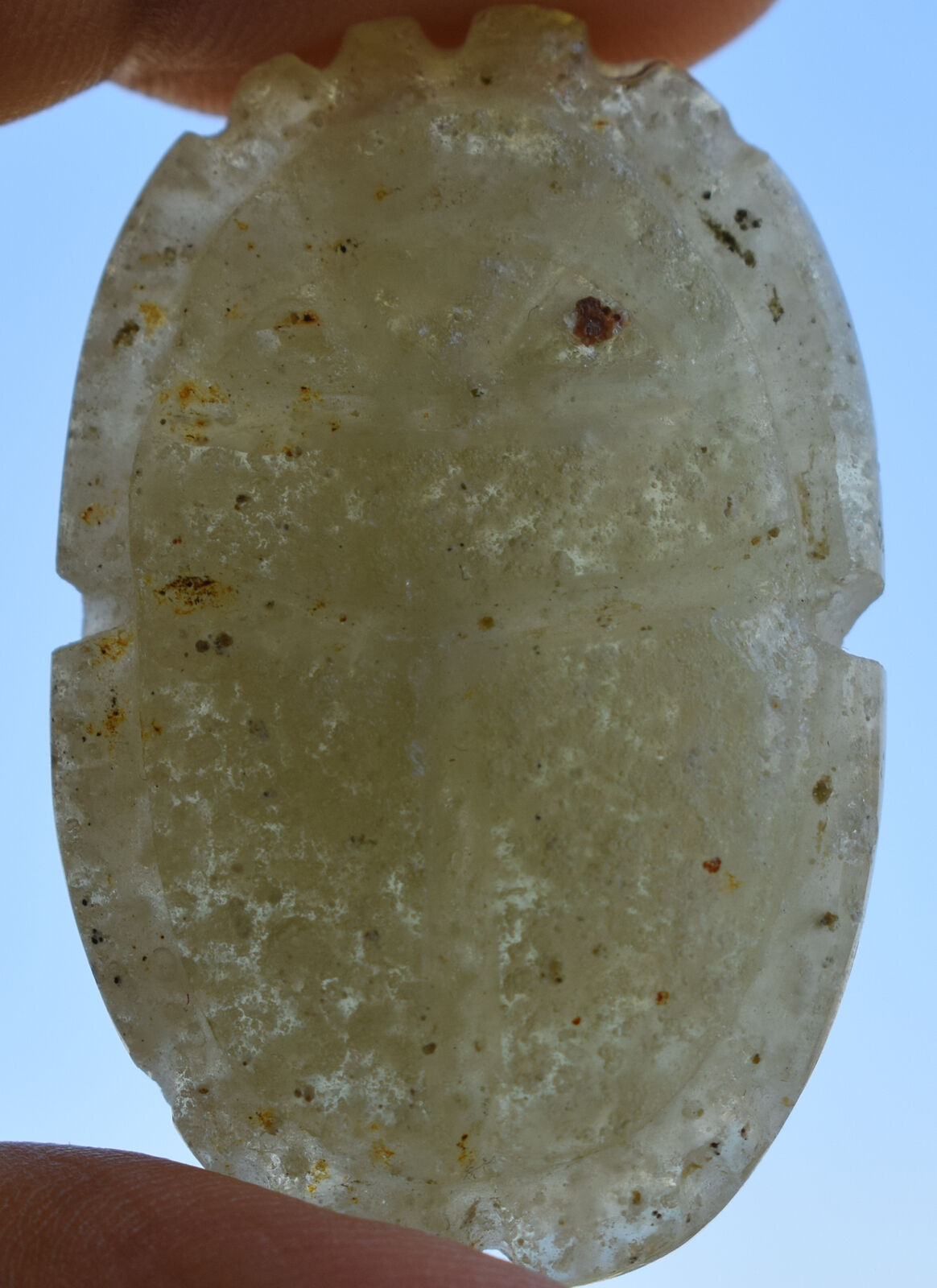 Libyan Desert Glass, Egyptian Scarab, Scarab Beetle, asteroids Impact, 89 Carat