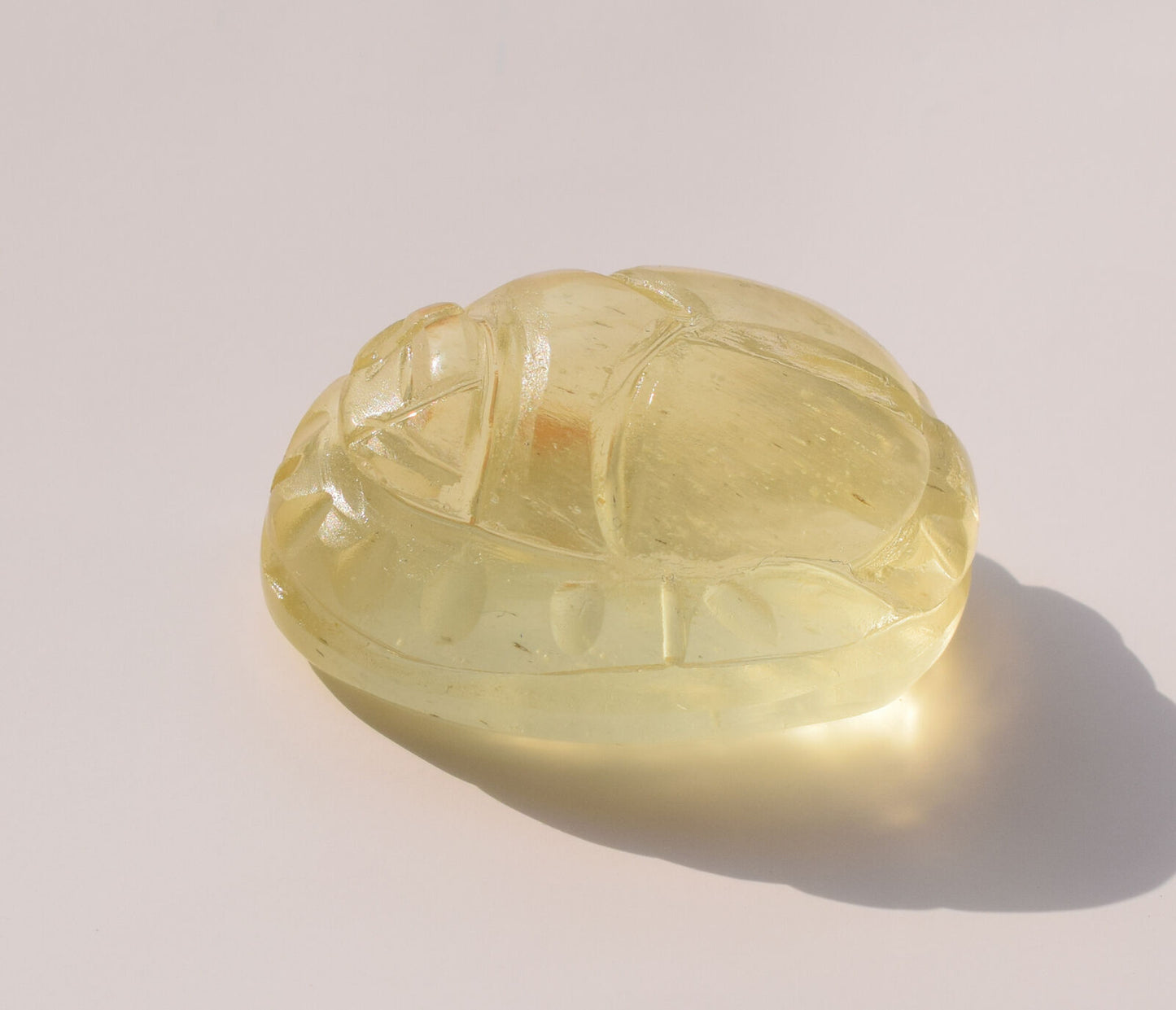 Libyan Desert Glass, Egyptian Scarab, Scarab Beetle, asteroids Impact- 115 Carat