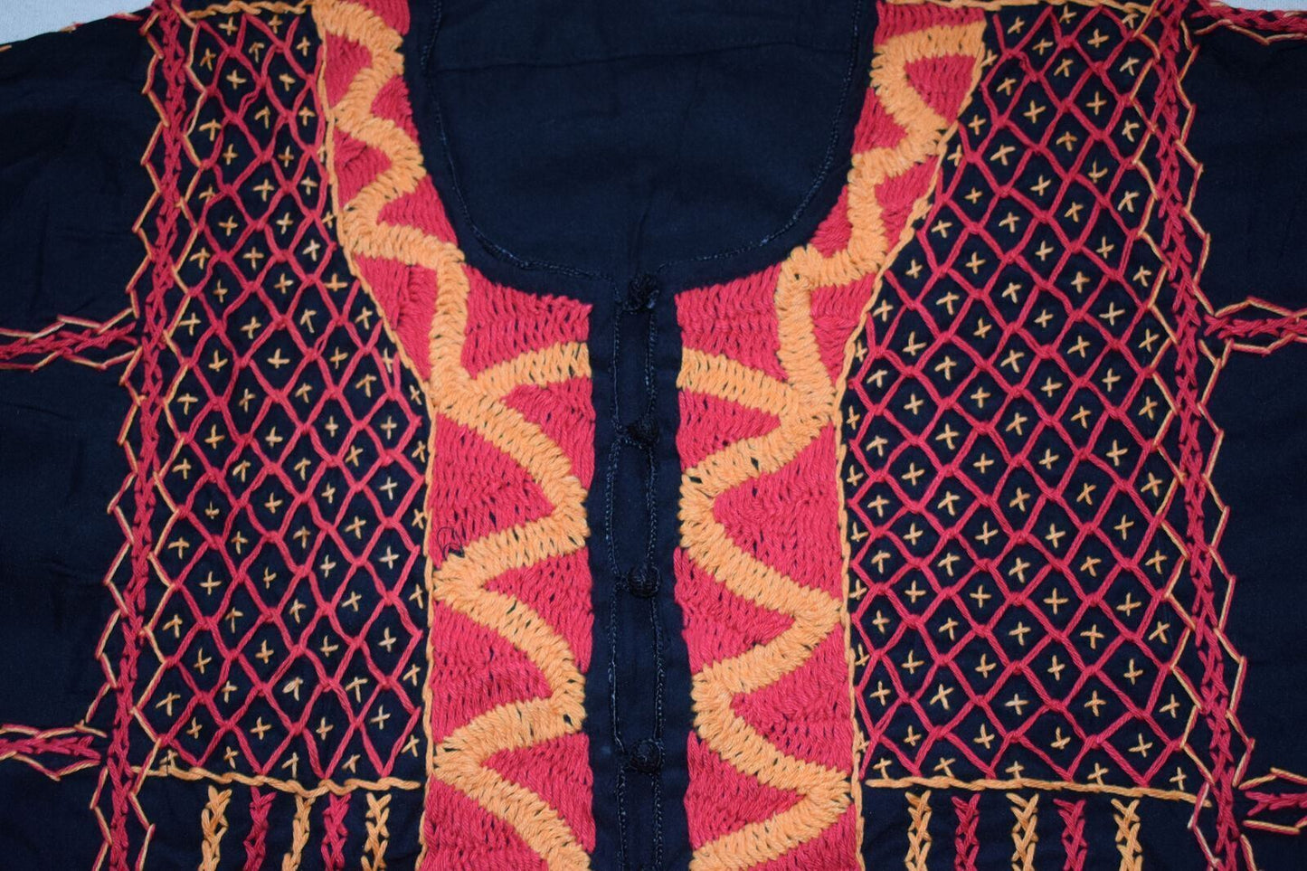 Hand stitched Bedouin Dress-Boho ethnic gypsy nomad Dress-Bahariya oasis