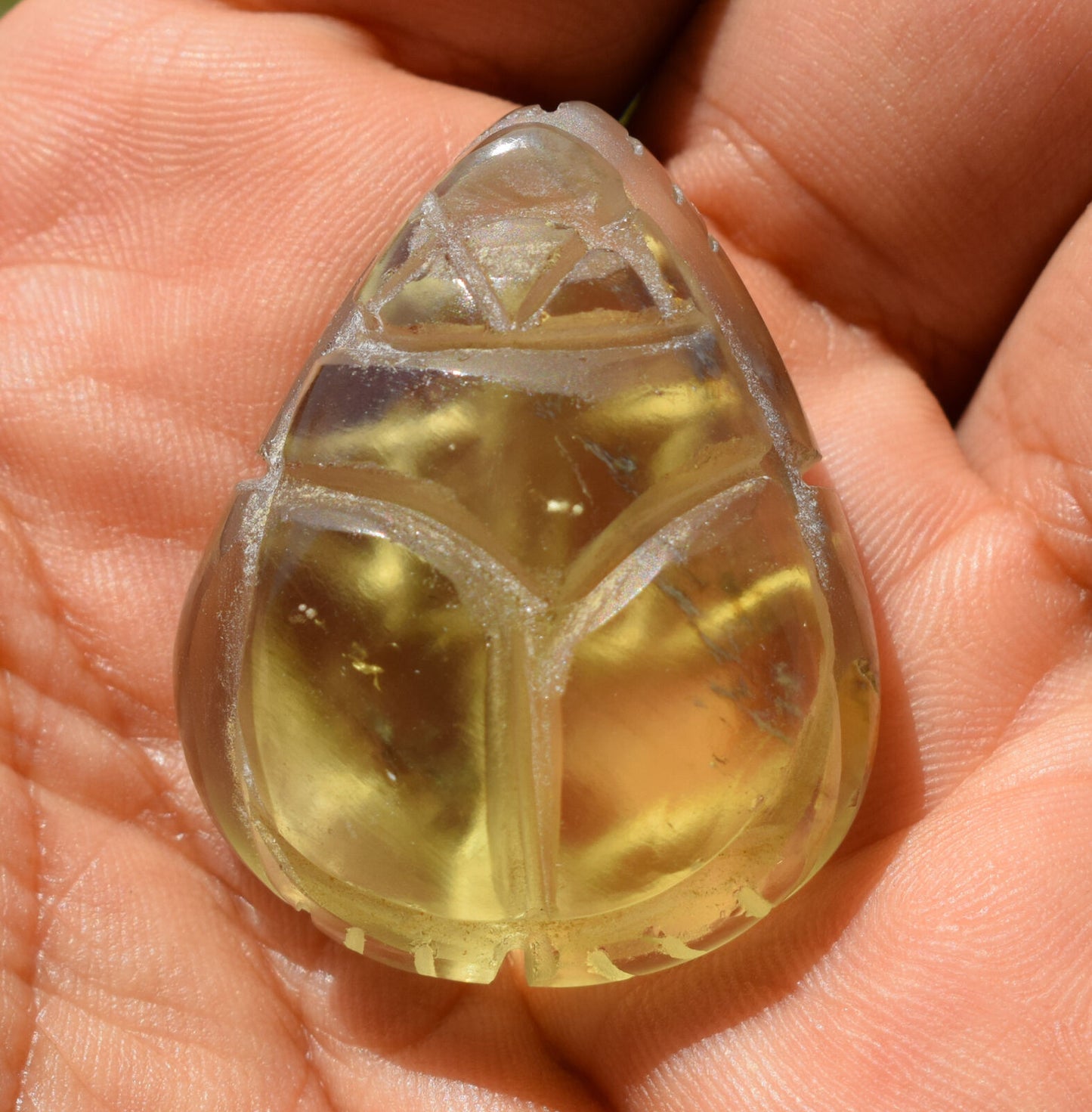 Libyan Desert Glass, Egyptian Scarab, Scarab Beetle, asteroids Impact, 101 Carat