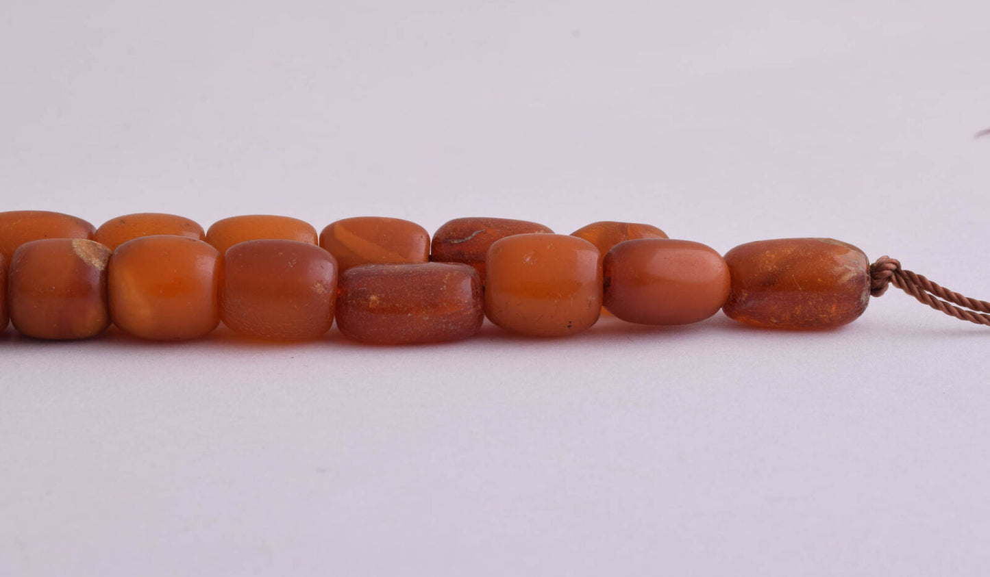 Antique natural butterscotch Amber kahraman Prayer Beads-Bernstein