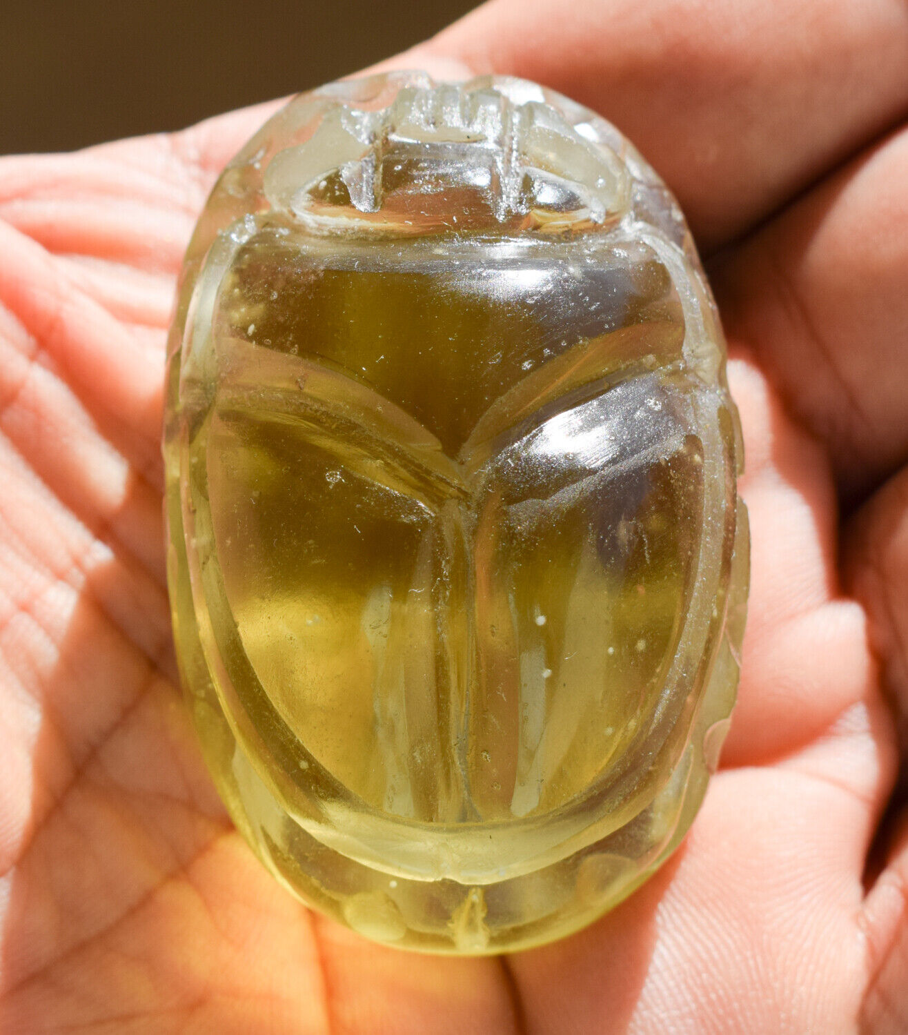 Libyan Desert Glass, Egyptian Scarab, Scarab Beetle, asteroids Impact, 515 Carat