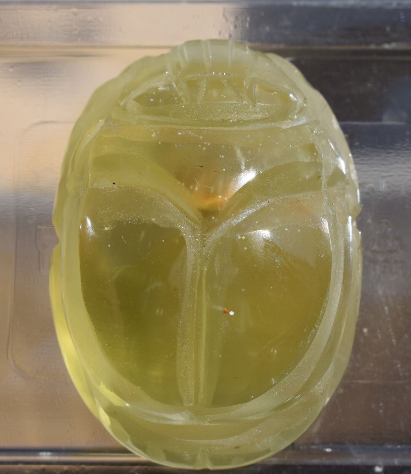 Libyan Desert Glass, Egyptian Scarab, Scarab Beetle, asteroids Impact, 395 Carat