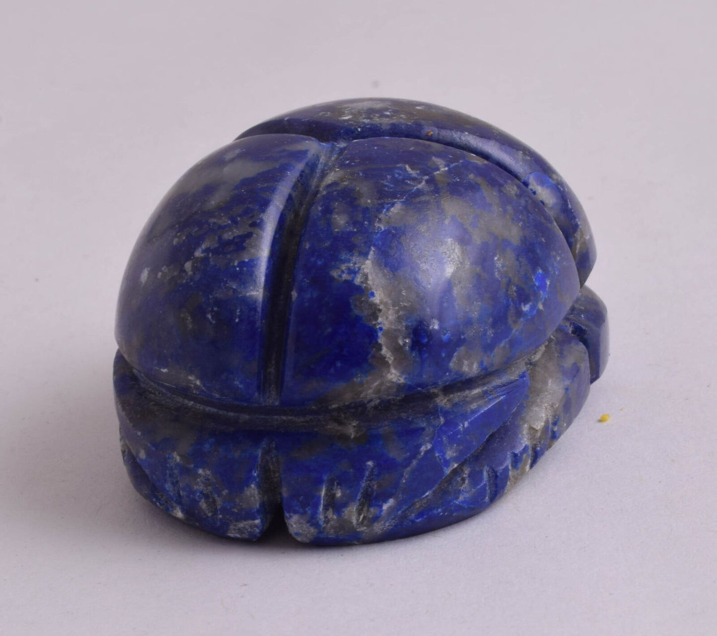 Egyptian Scarab-Carved Egyptian Lapis Lazuli Scarab- 2.3" /  124 gram