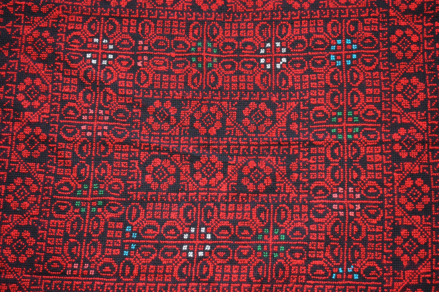 Egyptian Palestinian Bedouin Tablecloth-Hand Stitched embroidered  Tablecloth