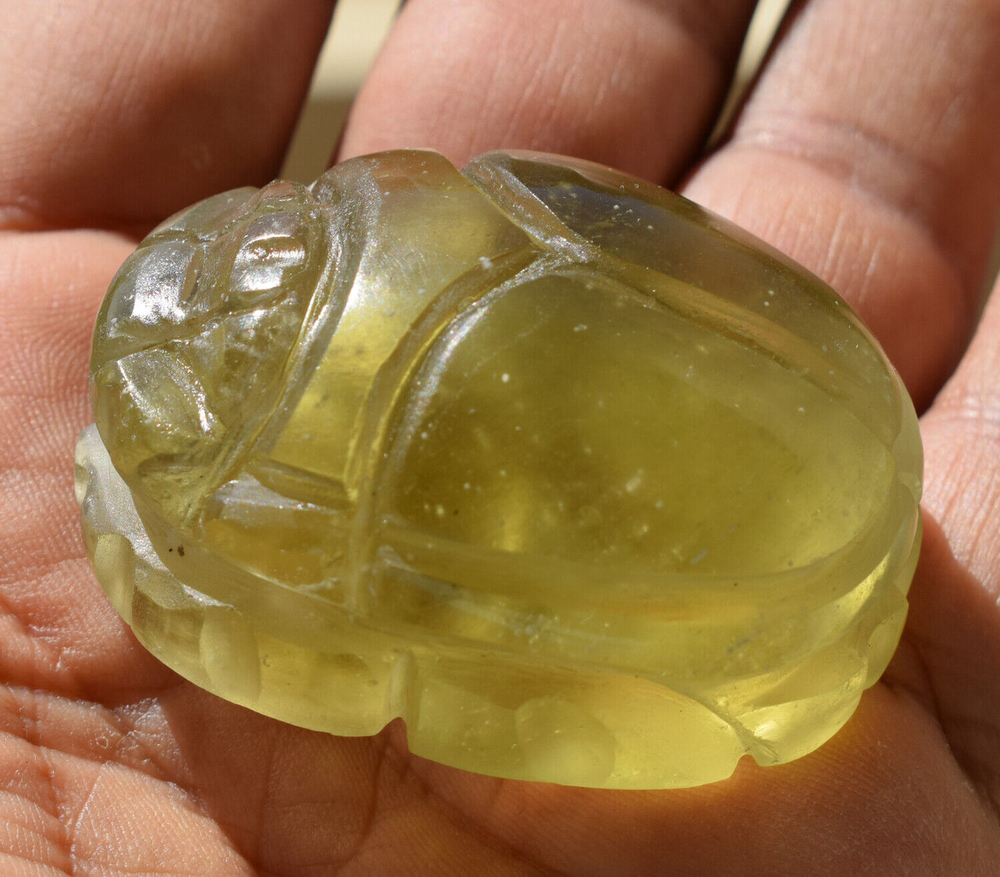 Libyan Desert Glass, Egyptian Scarab, Scarab Beetle, asteroids Impact, 380 Carat