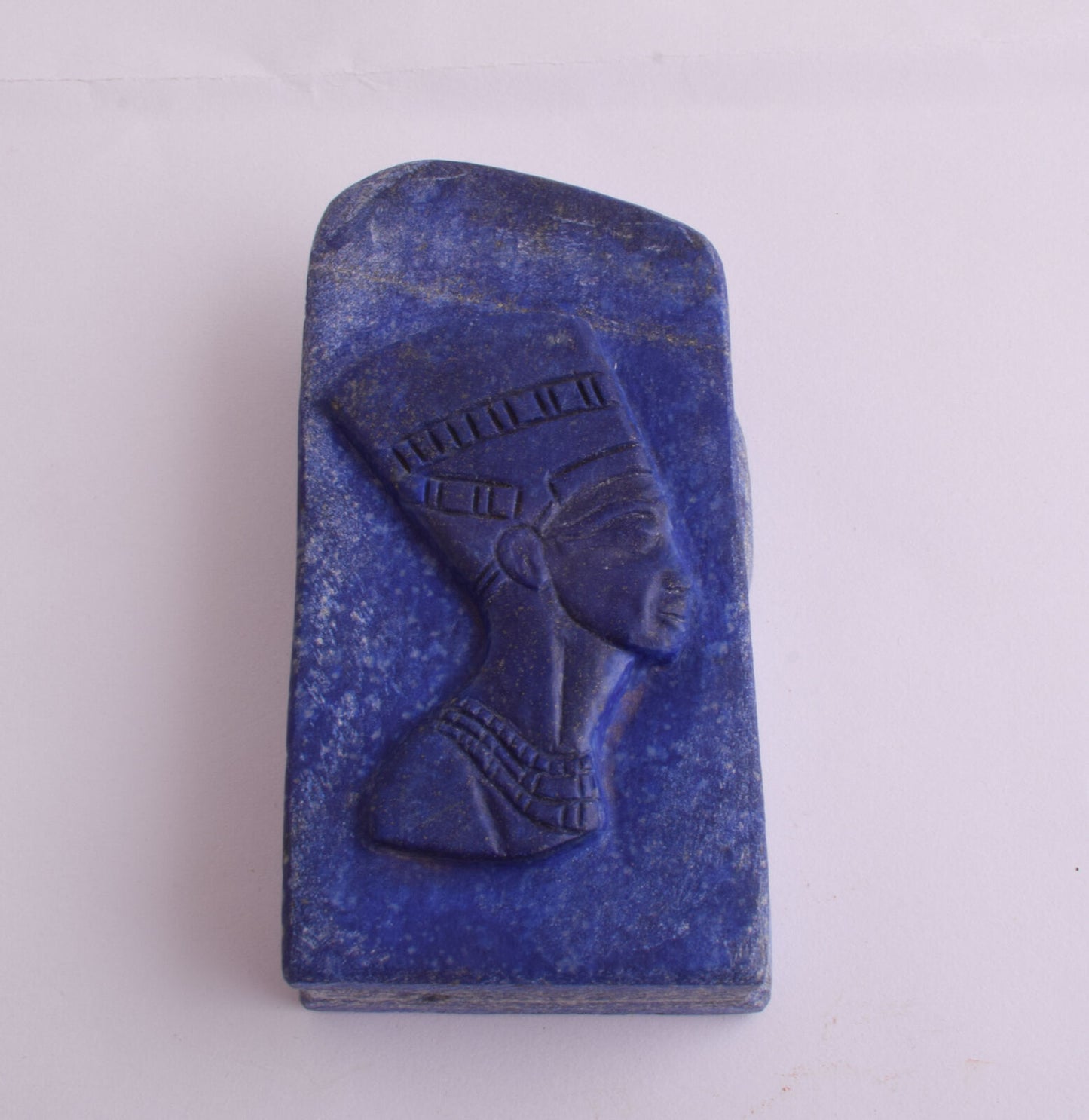 Queen Nefertari Egyptian Hand Carved Lapis Lazuli-4.2" /  346 gram