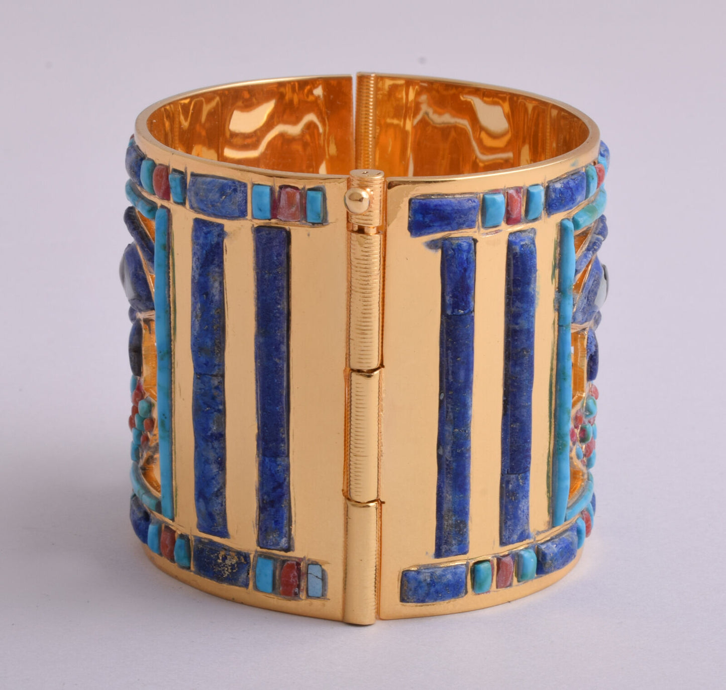 Eye of Horus Bracelet of King Tut-Egyptian Revival Bangle Bracelet-Tutankhamun