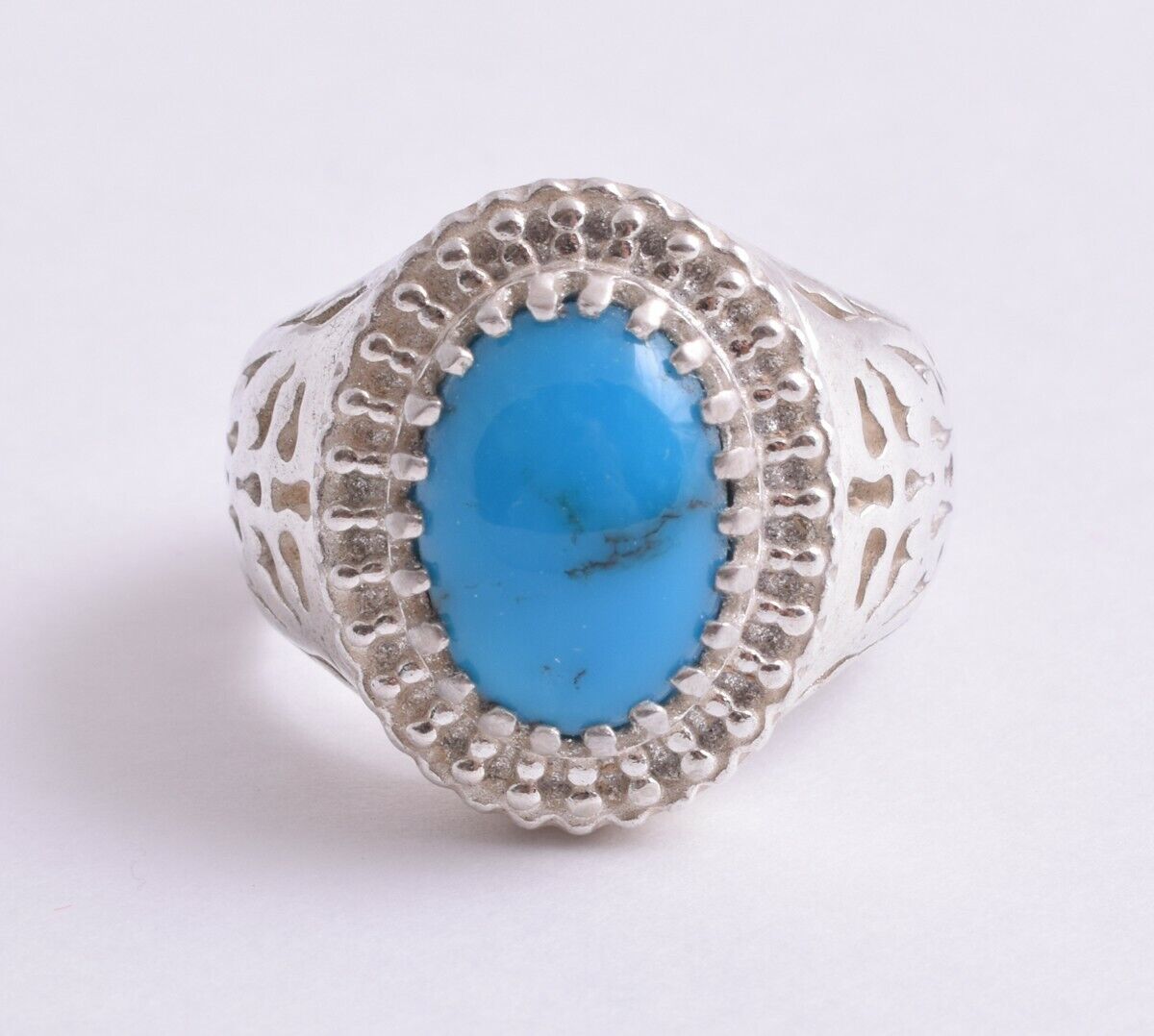 Egyptian Turquoise sterling silver 925 men Ring-Middle Eastern