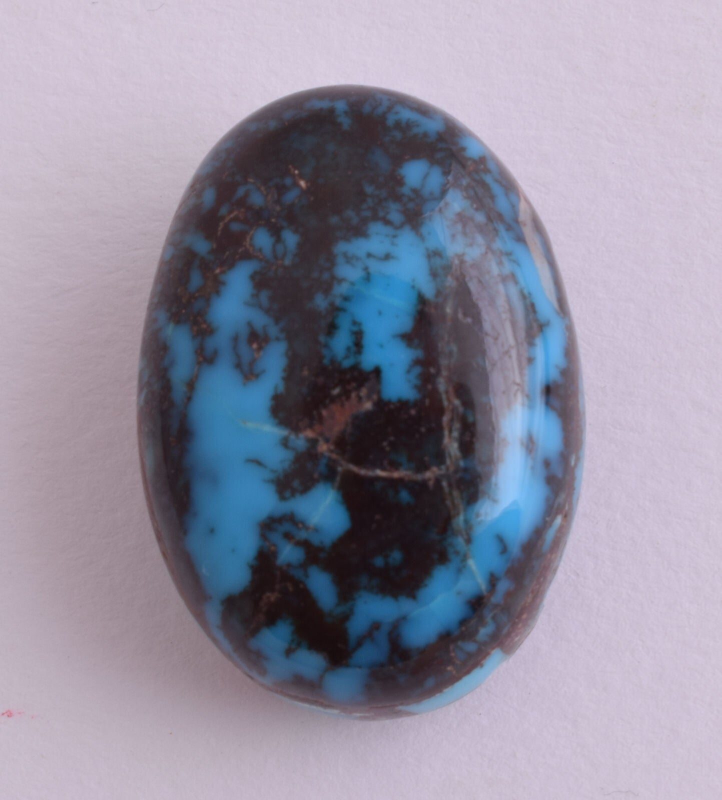 3 Egyptian Turquoise Cabochon/ Spiderweb Cab Cabochon stone 75 Carats/ 24mmX16mm