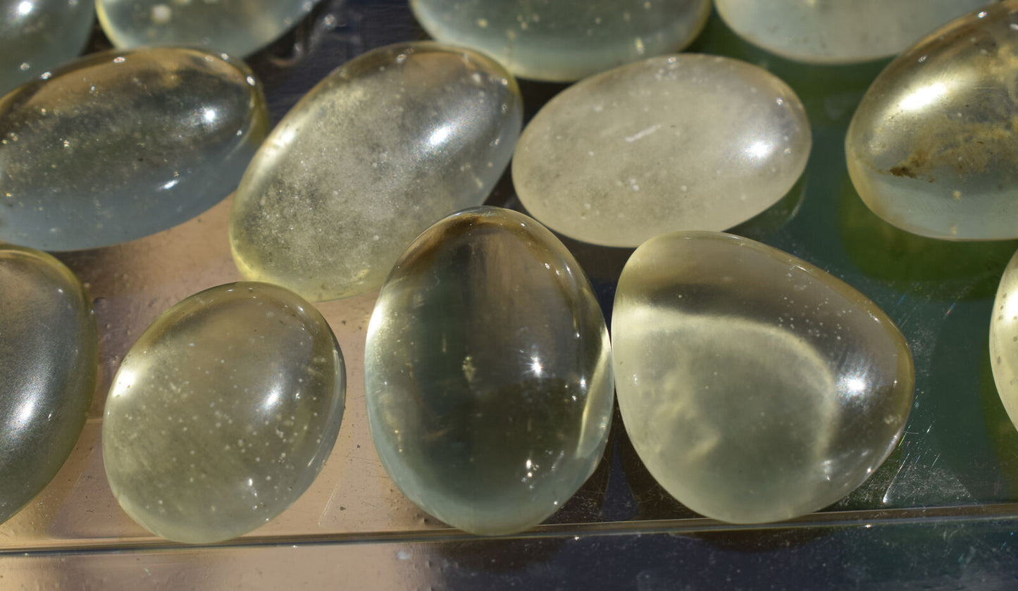 20 Libyan Desert glass Cabochon, desert glass from an asteroid impact- 336 Carat