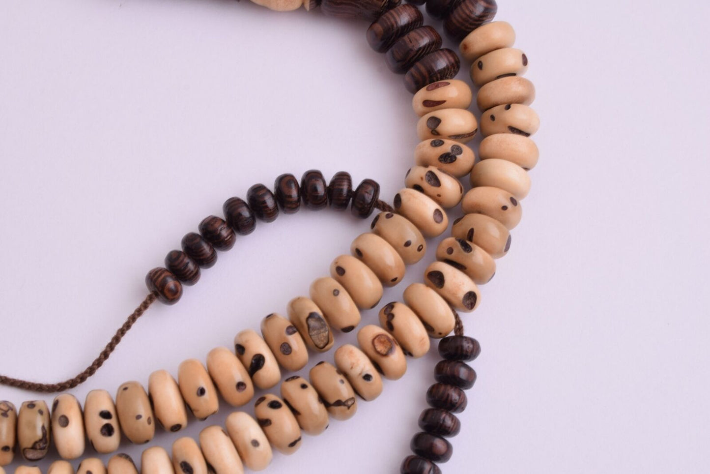 OUD Sholib/  wood Islamic Prayer Beads-Worry Beads-Muslim Tasbih-Dhikr