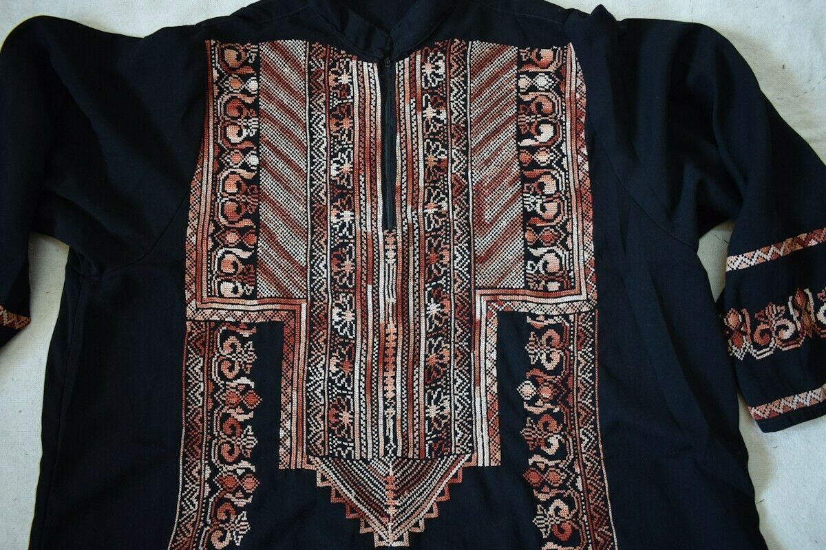 Abaya-Palestinian Dress-Kaftan dress-Bedouin Dress-Hand embroidered-Egyptian