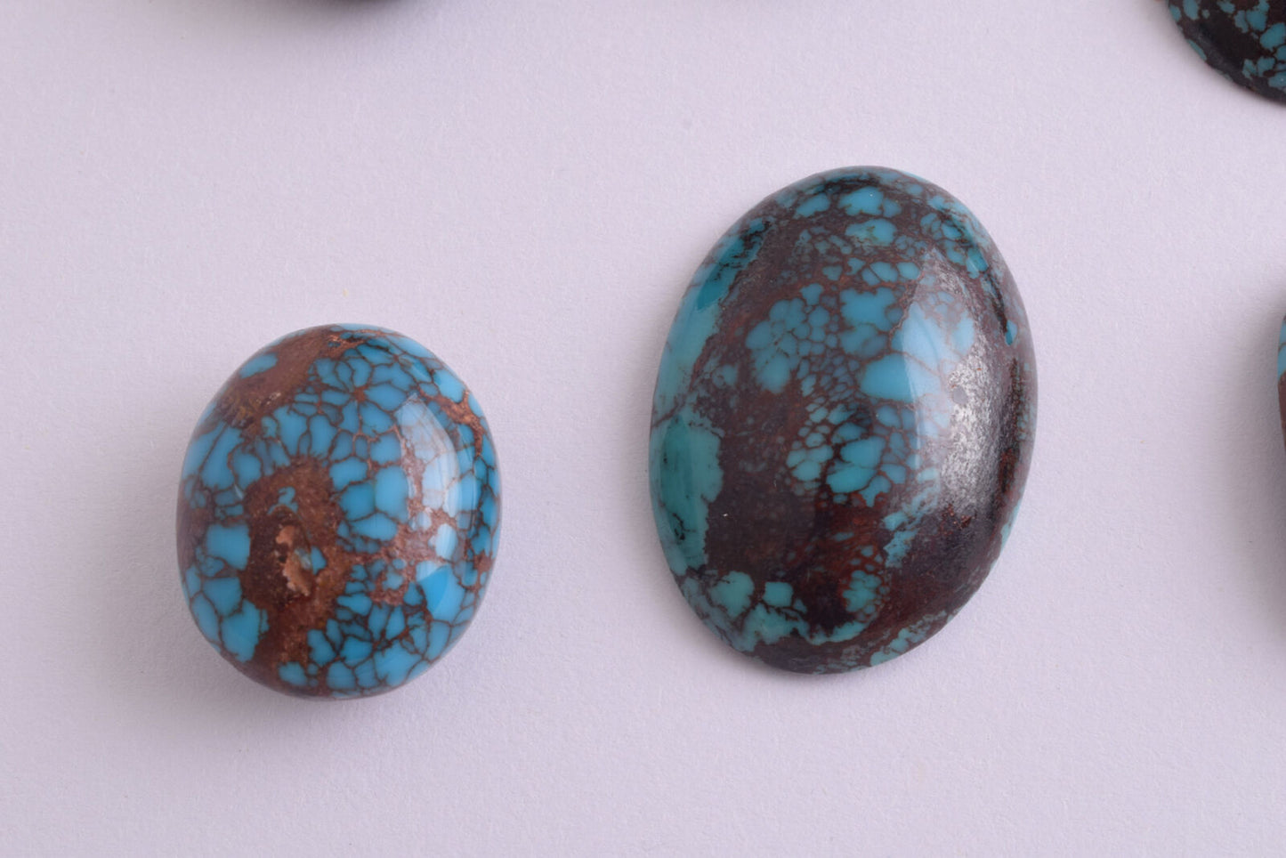 Egyptian Turquoise spiderweb Cabochon/ 8 Cab cabochon stone- 389 Carats-Lot