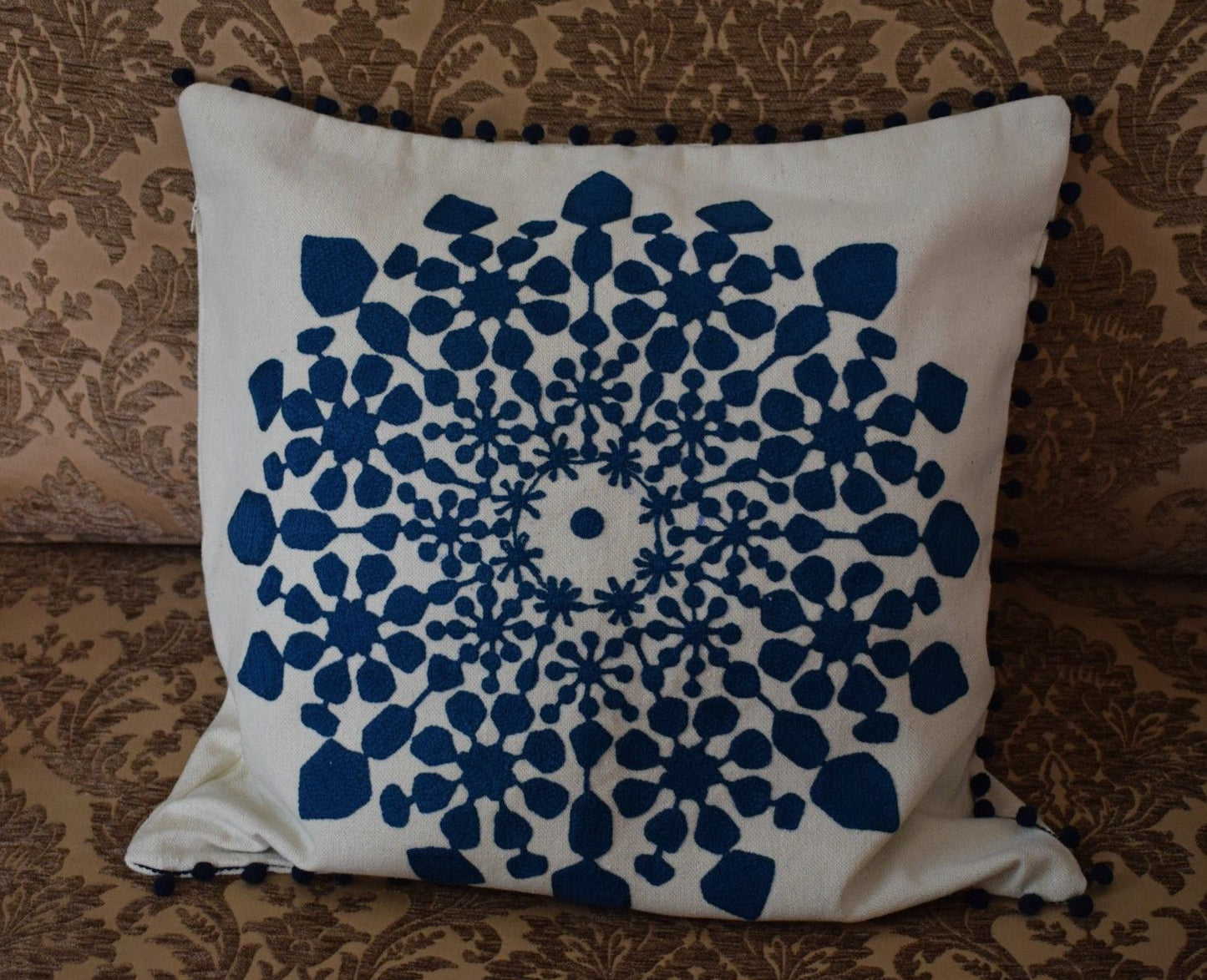 5 different Embroidered Egyptian Arabic islamic mandala-Cushion Pillow Cover