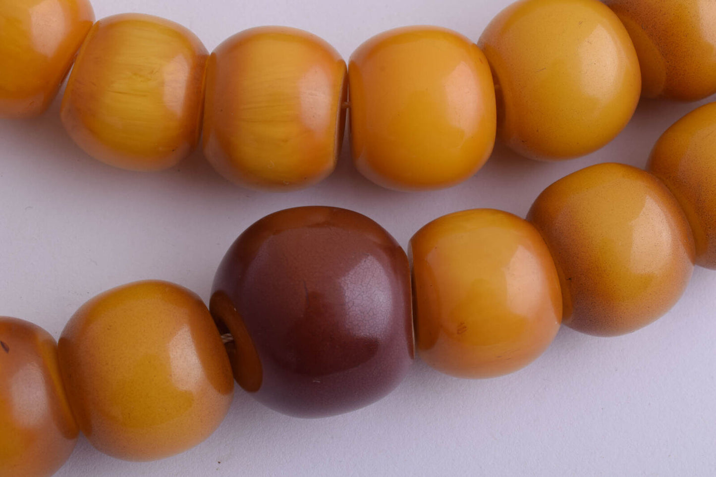 Vintage Prayer Beads-Egyptian Misky-Bakelite Beads Tasbih worry beads-398 gram