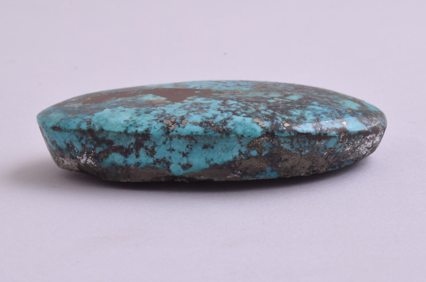 Turquoise cabochon-spiderweb turquoise-turquoise stone-Persian-413 Carats/68mm