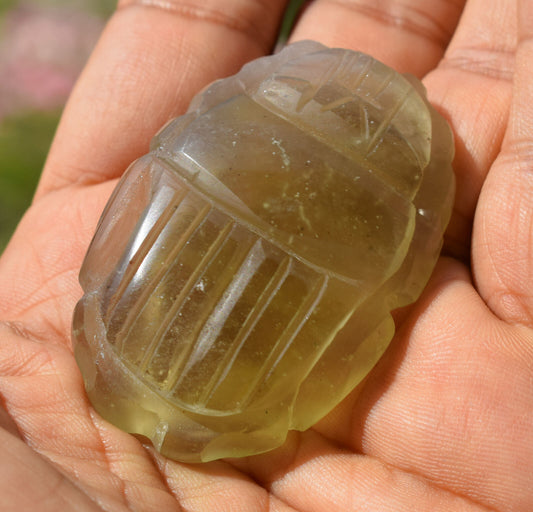 Libyan Desert Glass, Egyptian Scarab, Scarab Beetle, asteroids Impact, 251 Carat