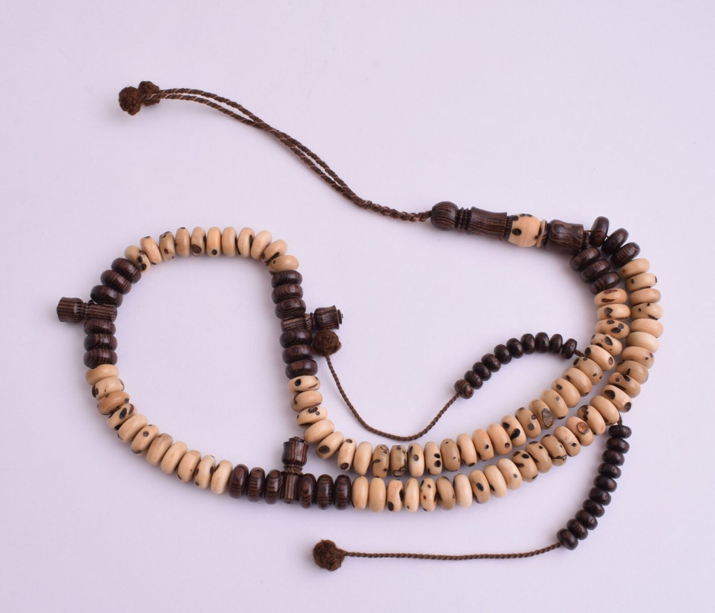 OUD Sholib/  wood Islamic Prayer Beads-Worry Beads-Muslim Tasbih-Dhikr