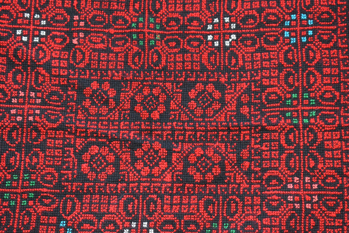 Egyptian Palestinian Bedouin Tablecloth-Hand Stitched embroidered  Tablecloth