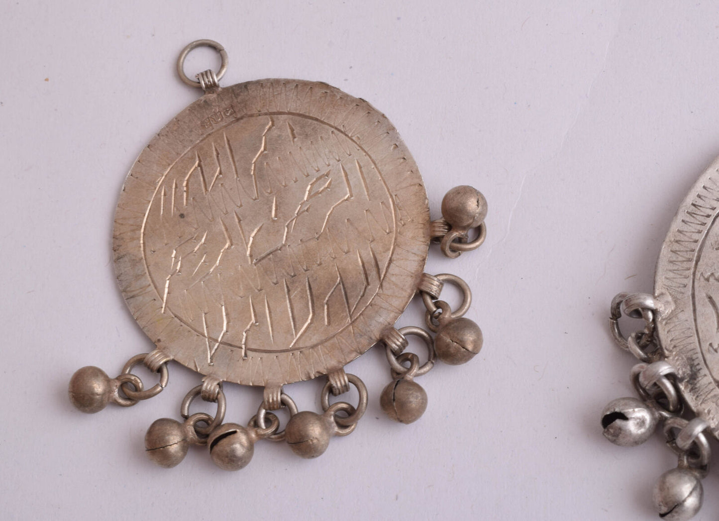 3 Vintage Silver Egyptian Zar Amulet Pendants-SALE